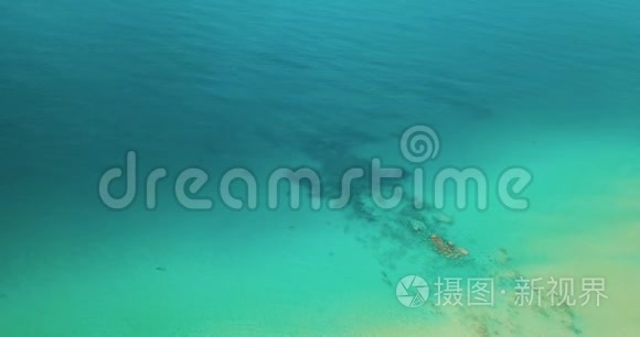 透明浅海海景视频