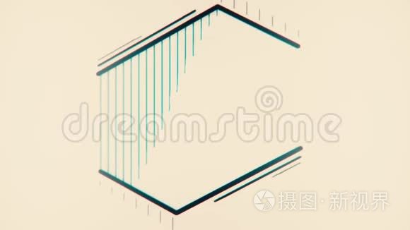 倒计时领导图形10到0。 数字从1到10。 用彩纸停止运动动画.. 倒计时电影