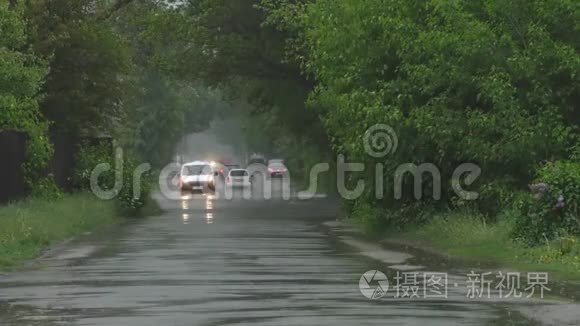 春天下大雨视频