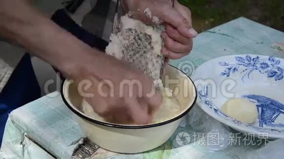 高级手工烤土豆视频