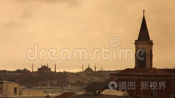 伊斯坦布尔历史半岛教堂视频