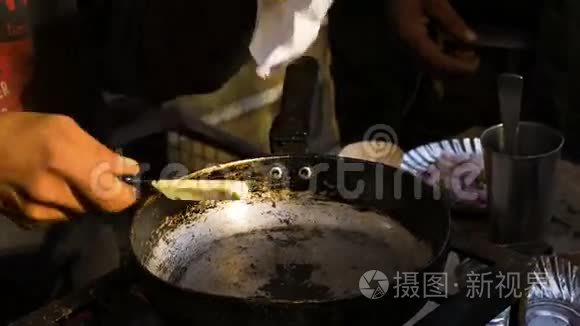 印度街头美食烹饪