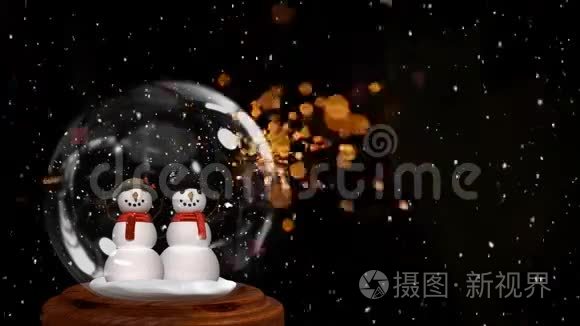 节日的圣诞节视频