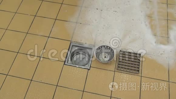 清洗和清洗生产排水系统视频