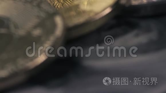 金融和电子货币的概念视频