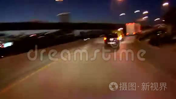 波特兰公路驾驶之夜视频