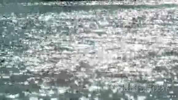 海水波浪和反射