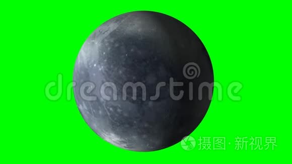 冥王星在太空中的旋转