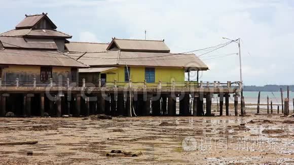 印度尼西亚Penyengat岛的木屋