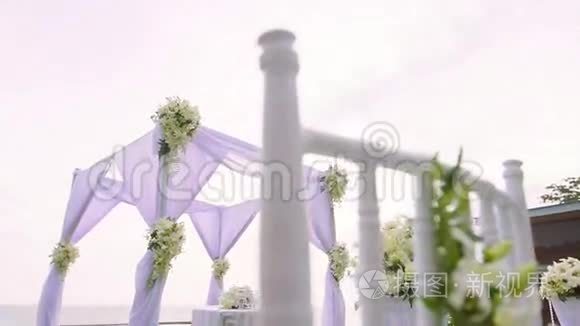 婚礼背景细节视频
