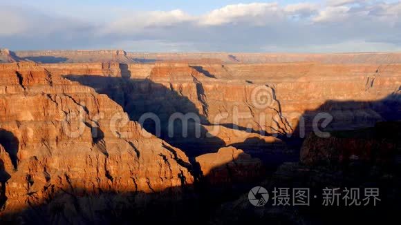 日落时的大峡谷视频