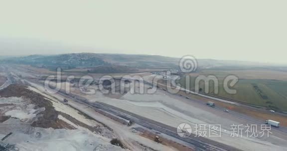 大型公路建设项目的航摄影像视频