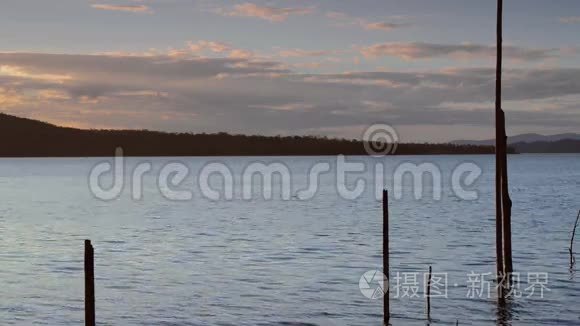 昆士兰州维文霍湖白天视频