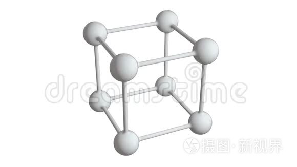 分子网格连接结构.