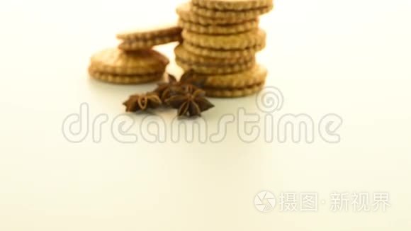 带香草馅的三明治饼干视频