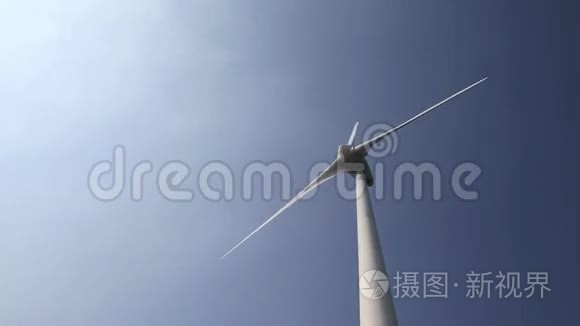 风力发电机产生替代能源
