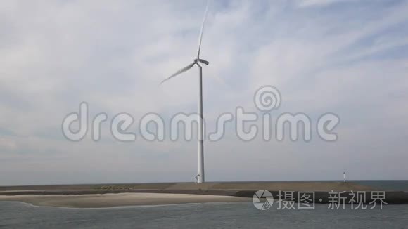 风力发电机产生替代能源