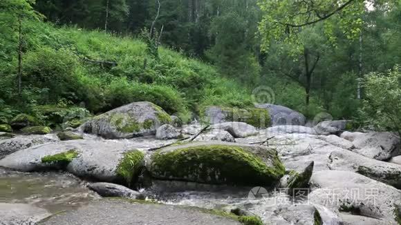 Altai Krai的Belokurikha山河。