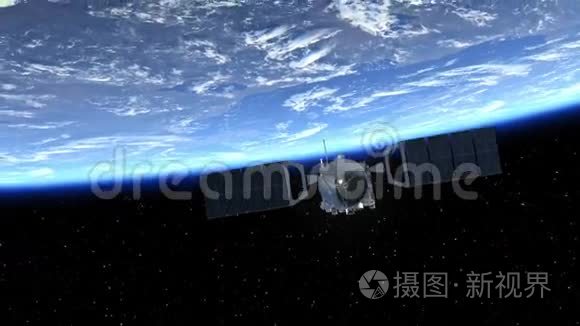 卫星轨道地球视频