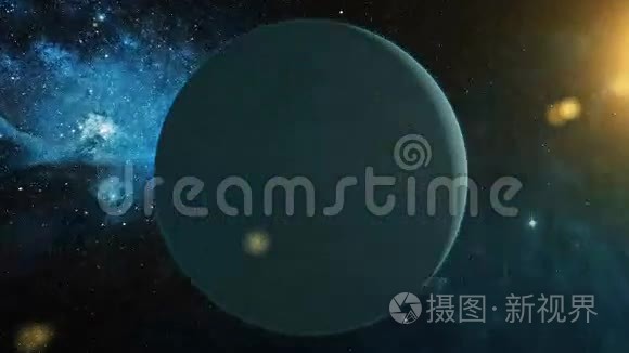 来自太空的现实行星天王星视频