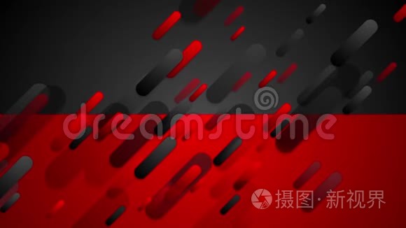 红黑对比科技公司视频动画视频