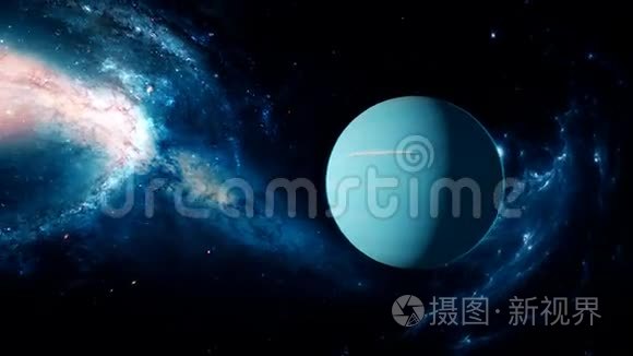 来自深空的真实美丽星球天王星