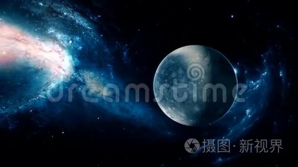 来自深空的真实美丽星球冥王星视频