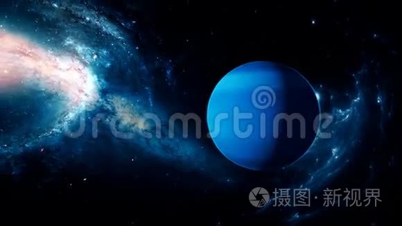 来自深空的真实美丽星球海王星