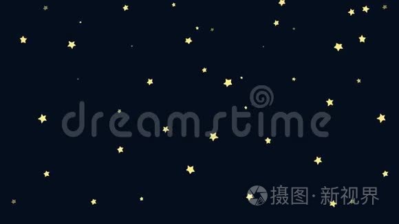 动画卡通星夜视频