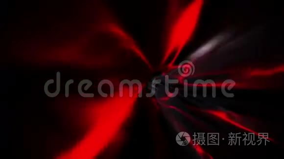 黑色上的红色涡旋设计视频