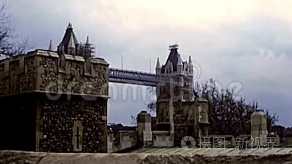 伦敦的档案塔桥视频