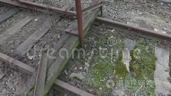 铁路轨道的尽头视频