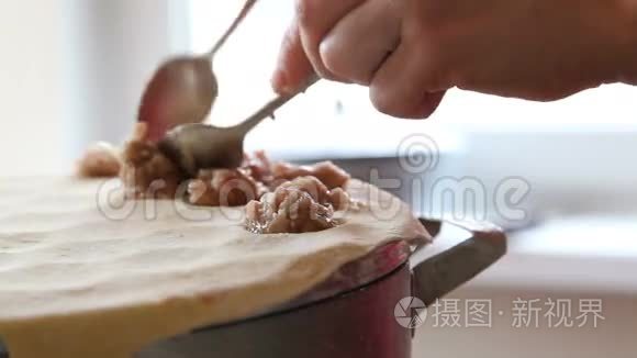 馄饨的制作过程