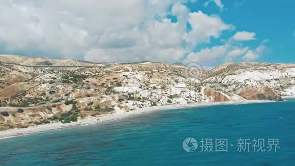 自然景观的空中度假镜头视频