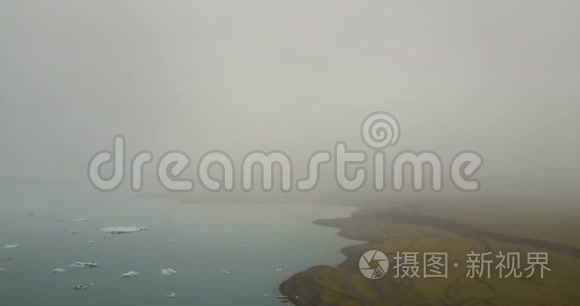 北洋破冰船海岸景观视频