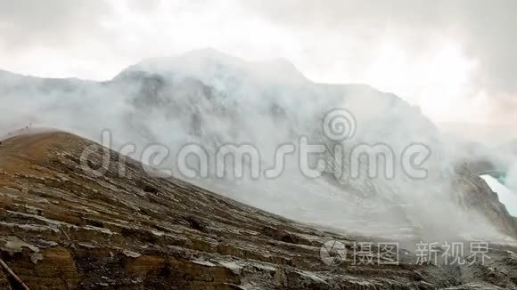 卡瓦伊根火山视频