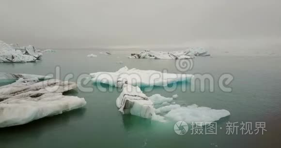 北洋破冰船海岸景观视频