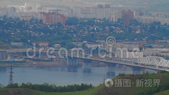 从高山太阳城的城市景观