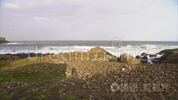 风景优美的海岸线视频