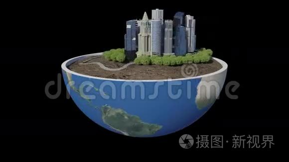 城市地球仪视频