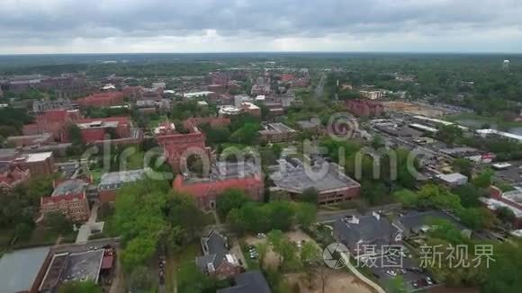 大学校园空中之旅视频