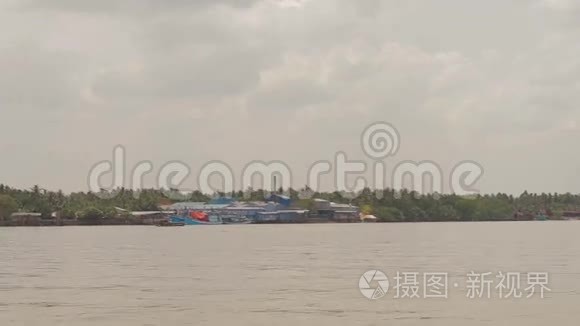 越南湄公河渔村