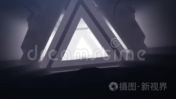 科幻隧道飞行动画背景视频