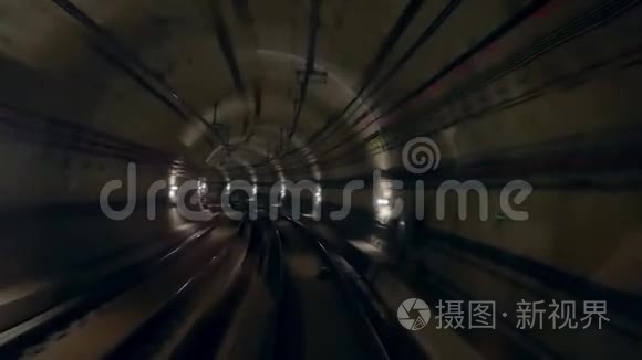 隧道列车速度视频