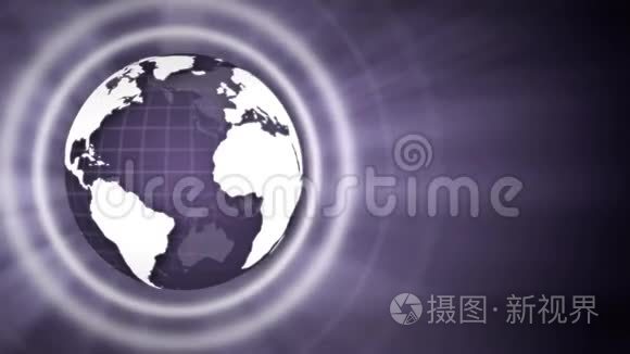 地球地球世界紫色视频