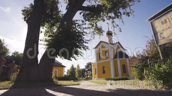 宏伟的东正教教堂视频