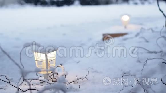 大雪纷飞视频