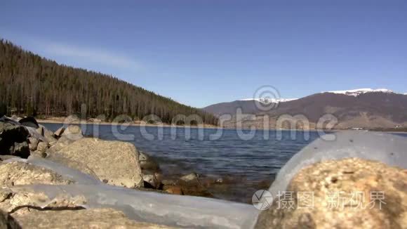 高山湖山景视频