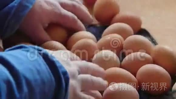 鸡场鸡蛋重量分级及包装生产线视频