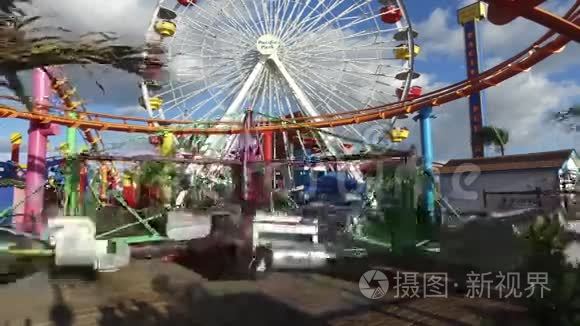 太平洋公园娱乐中心乘坐码头视频